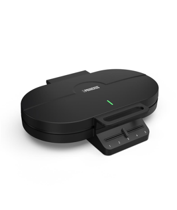Princess Waffle Maker, 132384, 1200 W, Number of pastry 10, Heart shaped, Black