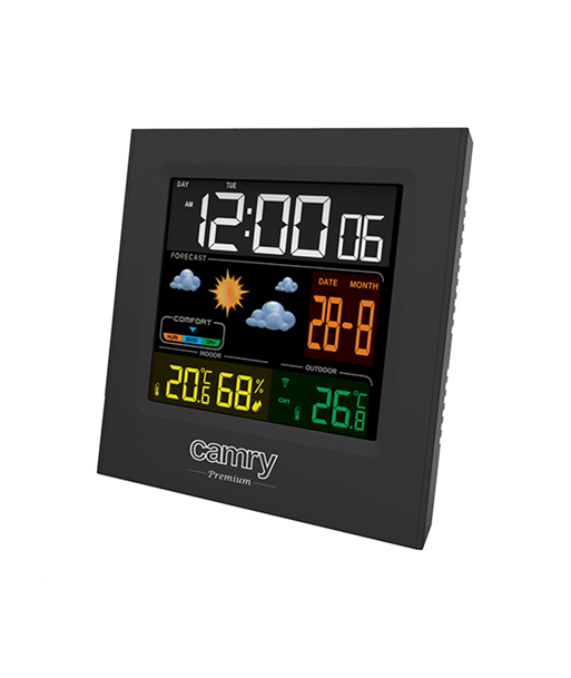 Camry, Weather station, CR 1166, Black, Date display Camry, Weather station, CR 1166, Black, Date display