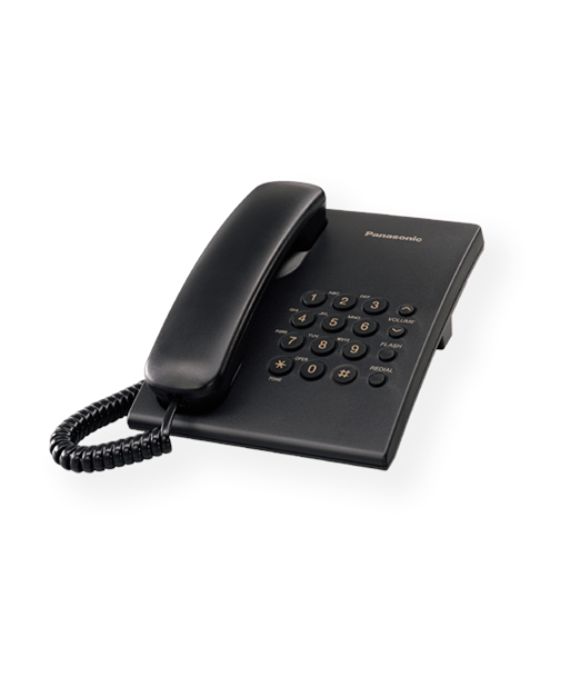 Panasonic, Corded, KX-TS500FXB, Black, 150 x 200 x 96 mm, 475 g Panasonic, Corded, KX-TS500FXB, Black, 150 x 200 x 96 mm, 475 g