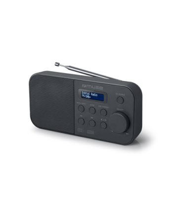 Muse, Alarm function, M-109DB, Portable radio, Black