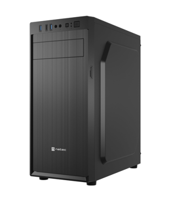 Genesis PC Case, Natec Aracanta, Black, Midi Tower, Power supply included No