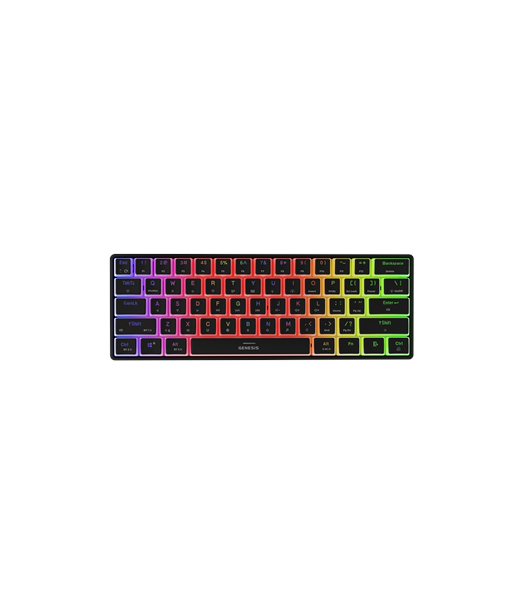 Игровая клавиатура Genesis, THOR 660 G2, Wireless/Wired, US, Black, 2.4 GHz, Bluetooth, USB, Tactile Игровая клавиатура Genesis, THOR 660 G2, Wireless/Wired, US, Black, 2.4 GHz, Bluetooth, USB, Tactile