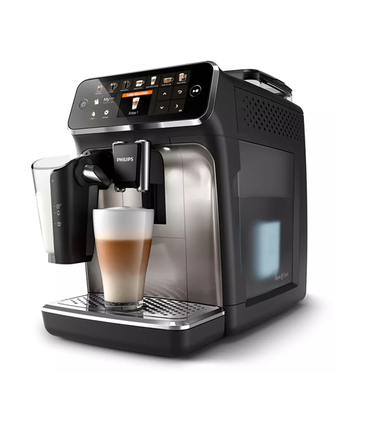 Kohvimasin Philips, Series 5400, EP5447/90, Pump pressure 15 bar, Built-in milk frother, Fully Automatic, 1500 W, Black