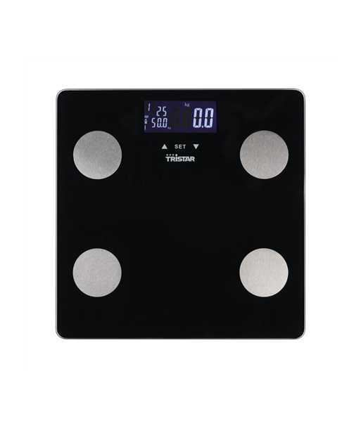 Tristar Personal Scale, WG-2442, Maximum weight (capacity) 150 kg, Accuracy 100 g, Body Mass Index (BMI) measuring, Black