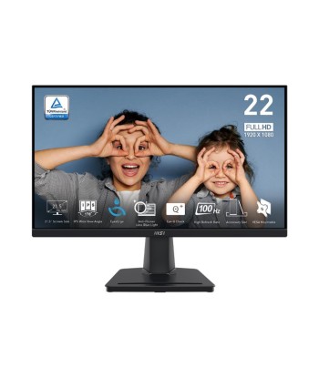 LCD Monitor MSI PRO MP225 21.5" Business Matte Panel IPS 1920x1080 16:9 100Hz 4 ms Colour Black PROMP225