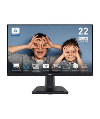 LCD Monitor MSI PRO MP225V 21.45" Business Matte Panel VA 1920x1080 16:9 100 ?? 1 ms Colour Black PROMP225V
