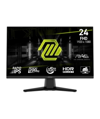 LCD Monitor MSI MAG 242F 23.8" Gaming Matte Panel IPS 1920x1080 16:9 200Hz 0.5 ms Colour Black MAG242F