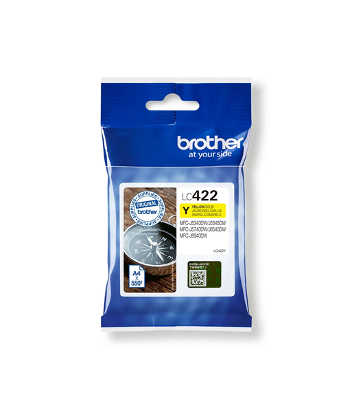Brother LC422Y | Ink Cartridge | Yellow