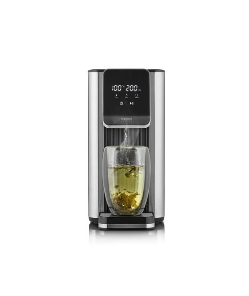 Veeketja Caso, HW 630, Water Dispenser, 2600 W, 2.5 L, Plastic/Stainless Steel, Black/Stainless Steel