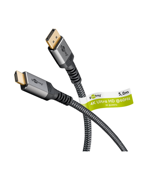 Goobay DisplayPort to HDMI Cable Goobay DisplayPort to HDMI Cable