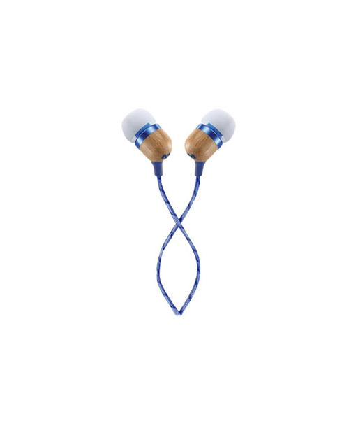 Marley Smile Jamaica Earbuds, In-Ear, Wired, Microphone, Denim