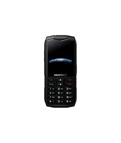 HAMMER Horizon LTE (Must) – Dual SIM vastupidav telefon