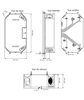 Duco DucoBox Energy Sky D275 Ventilation Unit