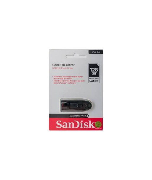 SanDisk Ultra 128GB USB 3.0 flashdrive SanDisk Ultra 128GB USB 3.0 flashdrive
