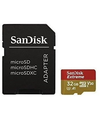 SanDisk Extreme microSD 32GB + SD-adapt.