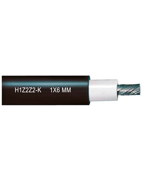 SOLPAR H1Z2Z2-K 1x6 Solar Black SOLAR1X6 | Solpar