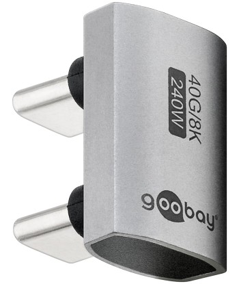 Goobay 74446 USB-C Adapter 180° U-Shape, USB4 | Goobay