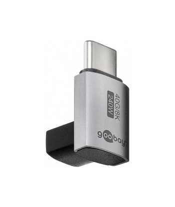 Goobay 74444 USB-C Adapter Vertical 90° Short, USB4 | Goobay