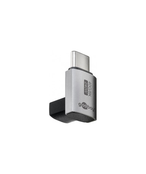Goobay 74444 USB-C Adapter Vertical 90° Short, USB4 | Goobay Goobay 74444 USB-C Adapter Vertical 90° Short, USB4 | Goobay