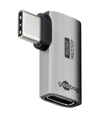 Goobay 74441 USB-C™ Adapter Horizontal 90°, USB4™ | Goobay