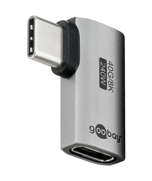 Goobay 74441 USB-C™ Adapter Horizontal 90°, USB4™ | Goobay
