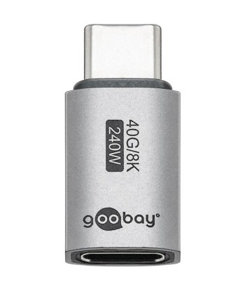 Goobay 74447 USB-C™ Adapter Straight, USB4™ | Goobay