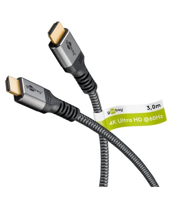 Goobay 64995 High Speed HDMI™ Cable with Ethernet (4K@60Hz), 3 m