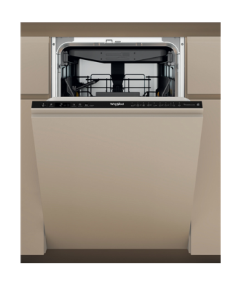 Whirlpool WH6IC11BS7LA0 Dishwasher, Built-in, C, Width 45 cm, 9 place settings, Black