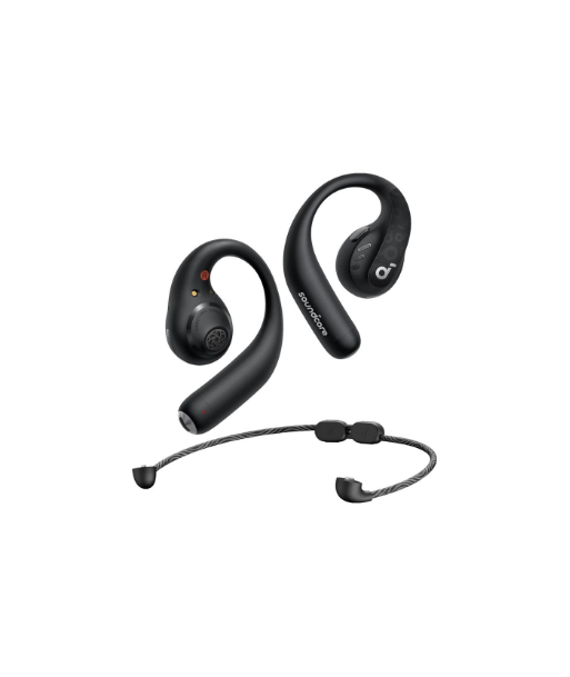 Наушники Anker Soundcore, Open-Ear Sport, AeroFit Pro, Bluetooth, Open-Ear, Microphone, Wireless, Midnight Black