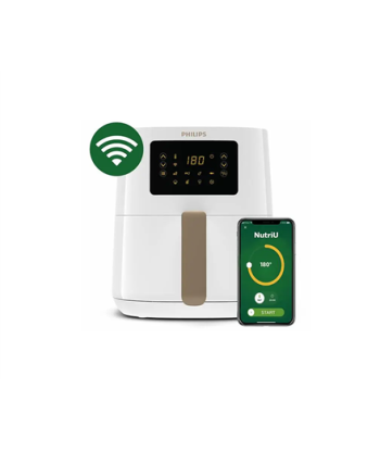 Аэрофритюрница Philips, Connected, HD9255/30 Series 5000, Power 1400 W, Capacity 4.1 L, White