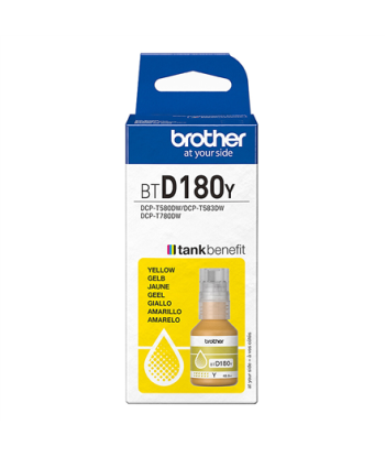 Brother BTD180Y Yellow Ink Bottle | Brother
