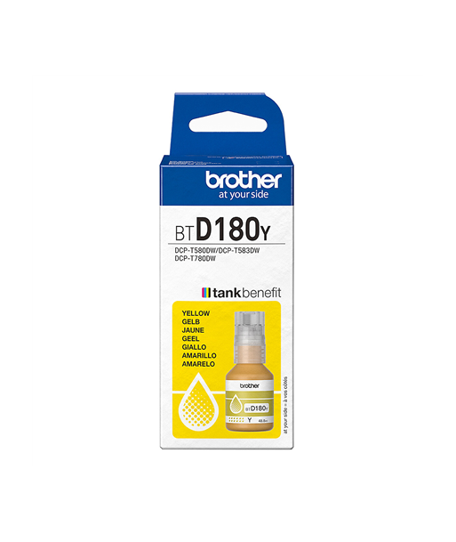 Brother BTD180Y Yellow Ink Bottle | Brother