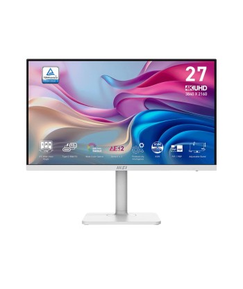 LCD Monitor MSI MODERN MD272UPHW 27" Business/4K Matte Panel IPS 3840x2160 16:9 60Hz 4 ms Speakers Colour White MODERNMD272UPHW