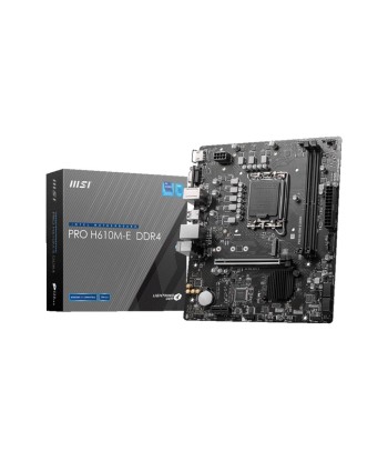 Mainboard MSI Intel H610 LGA1700 MicroATX Memory DDR4 Memory slots 2 1xPCI-Express 1x 1xPCI-Express 16x 1xM.2 1x15pin D-sub