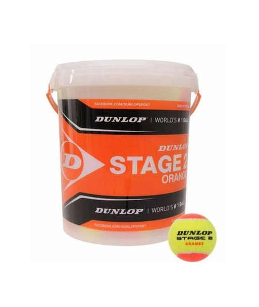 Tennis balls DUNLOP STAGE 2 60-bucket orange | Dunlop Tennis balls DUNLOP STAGE 2 60-bucket orange | Dunlop
