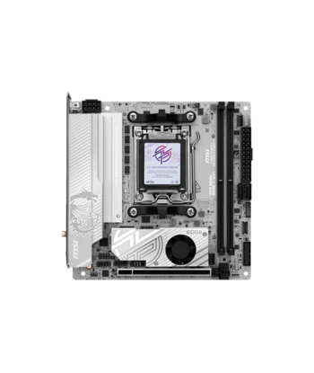 MSI MPG B850I EDGE TI WIFI, Processor family AMD B850, Processor socket AM5, DDR5, Supported hard disk drive interfaces SATA