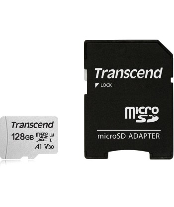 MEMORY MICRO SDXC 128GB W/ADAP/C10 TS128GUSD300S-A TRANSCEND