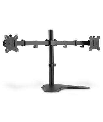 Digitus Desk Mount, DA-90401, Adjustable Height, Rotate, Swivel, 15-32", Maximum weight (capacity) 2x8 kg, Black