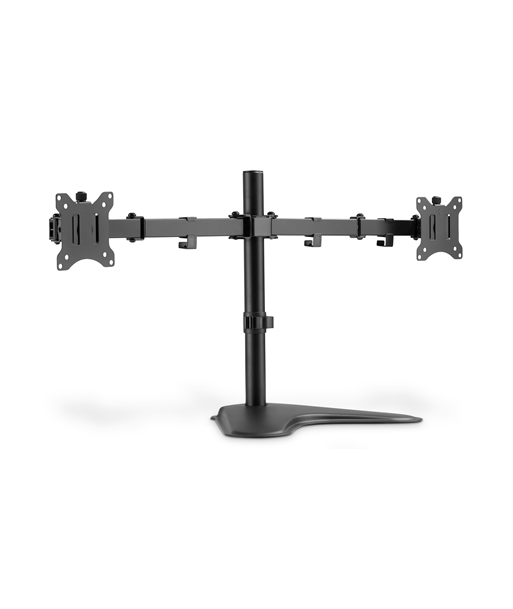 Digitus Desk Mount, DA-90401, Adjustable Height, Rotate, Swivel, 15-32", Maximum weight (capacity) 2x8 kg, Black