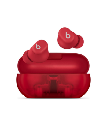 Beats Earbuds, Solo Buds, Built-in microphone, Bluetooth, Transparent Red