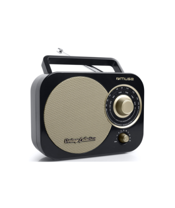 Muse, Portable radio, M-055RB, AUX in, Black/Gold