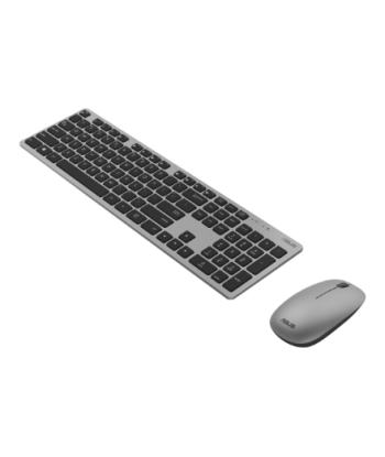 Клавиатура Asus, W5000, Grey, and Mouse Set, Wireless, Mouse included, RU, Grey, 460 g