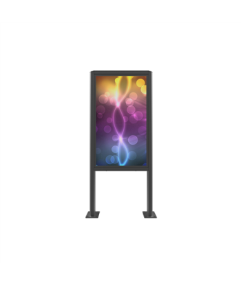 EDBAK, Floor stand, POK101, 55", Maximum weight (capacity) 80 kg, Black