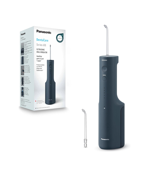 Panasonic Oral Irrigator, EW-DJ66-A303, 200 ml, Number of heads 2, Black