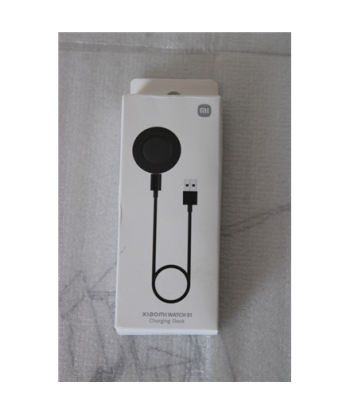 Xiaomi S1, Watch Charging Dock GL, Black, It features a compact design with a magnetic connection for easy wireless charging