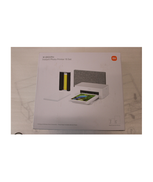 Xiaomi Instant Photo Printer 1S Set EU, Colour, Thermal, Photo Printer, Wi-Fi, Maximum ISO A-series paper size Other, White