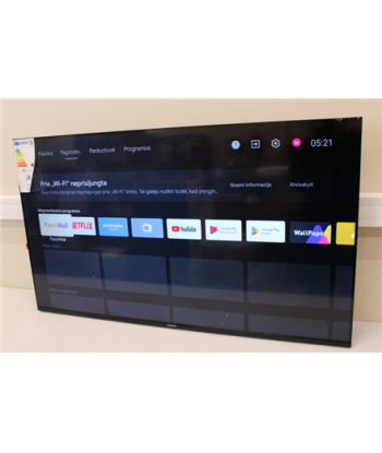Xiaomi A2, 55" (138 cm), Smart TV, Android TV, 4H UHD, USED, ACTIVATED OS, WITHOUT ORIGINAL PACKAGING, MISSING ACCESSORIES