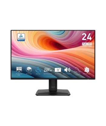LCD Monitor MSI PRO MP242A E2 24" Business Matte Panel IPS 1920x1080 16:9 120 Hz 1 ms Speakers Colour Black PROMP242AE2