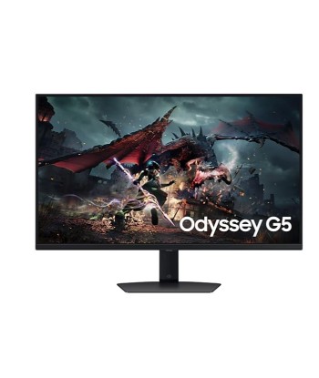 LCD Monitor SAMSUNG ODYSSEY G5 32" Gaming Panel IPS 2560x1440 16:9 180Hz 1 ms Colour Black LS32DG502EUXEN