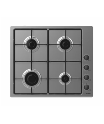 Pliidiplaat Candy, CHW6LBX, Gas, Number of burners/cooking zones 4, Rotary knobs, Stainless steel